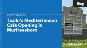 Read more about the article Taziki’s Mediterranean Cafe Opens in Murfreesboro (September 2023)