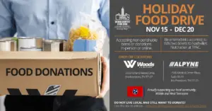 Read more about the article Woods Air Movement and Alpyne Strategy Host Food Drive to Combat Hunger in Middle and West Tennessee